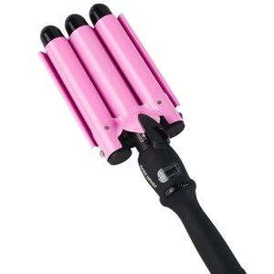 Babe Waves Curling Iron 5 in 1 Curling Wand Set 1" 3 Barrel Hair Crimper Waver